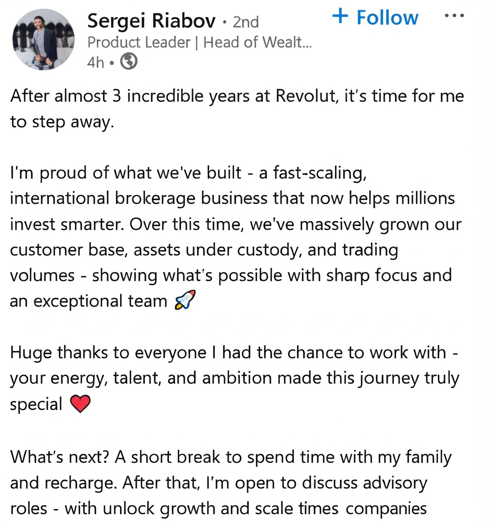 Souce: LinkedIn