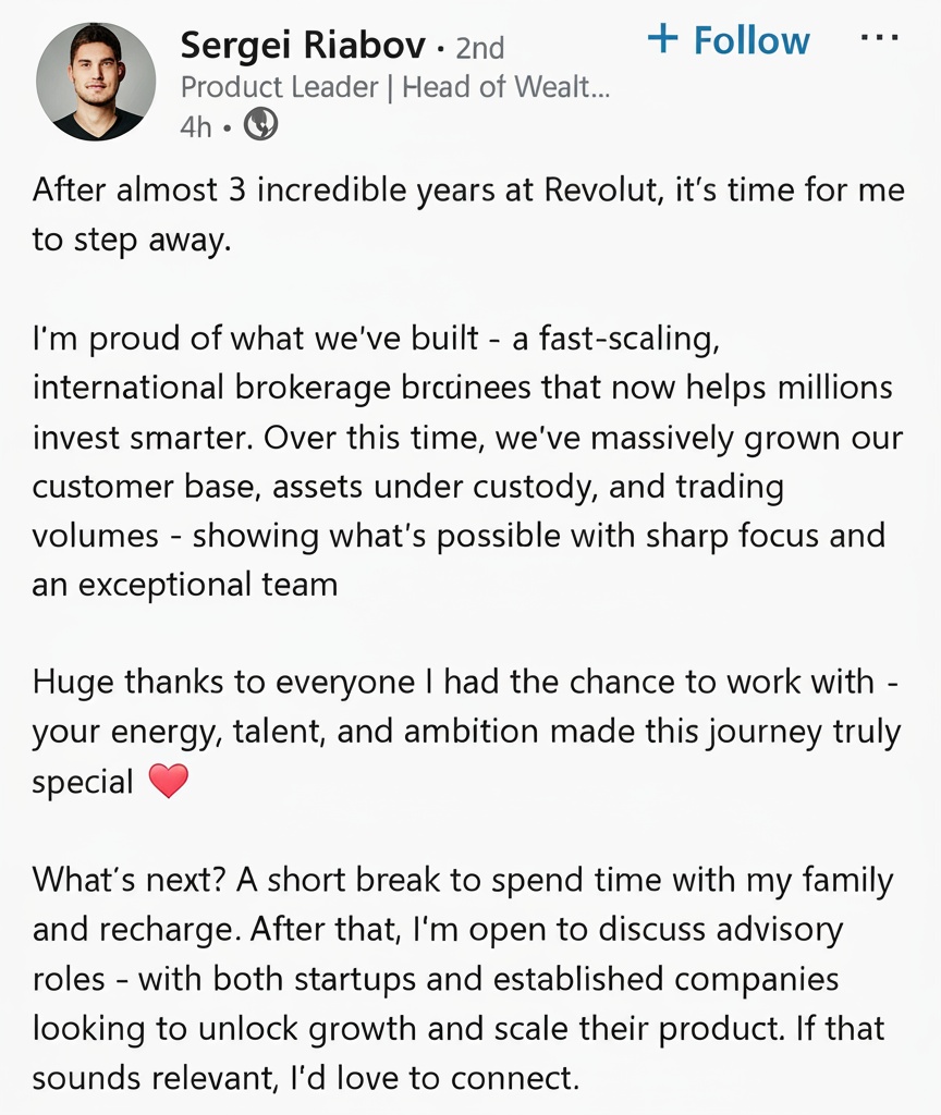 Souce: LinkedIn